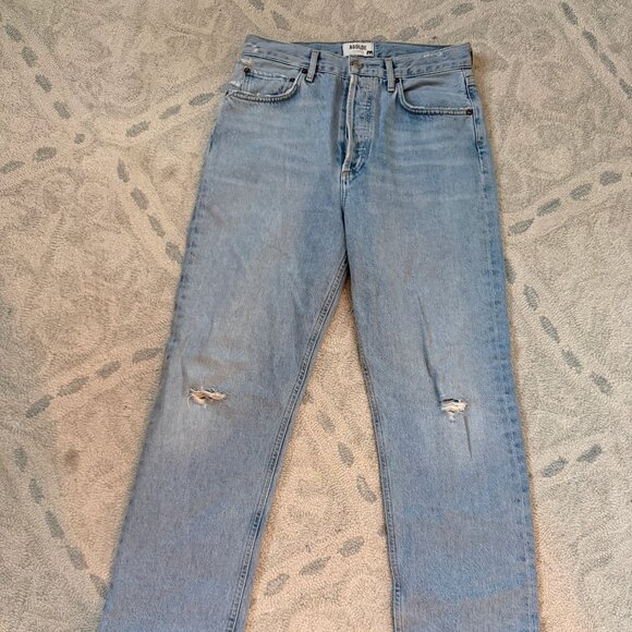Agolde 90's Pinch Waist Jean in Flashback Size 27 - Picture 2 of 5
